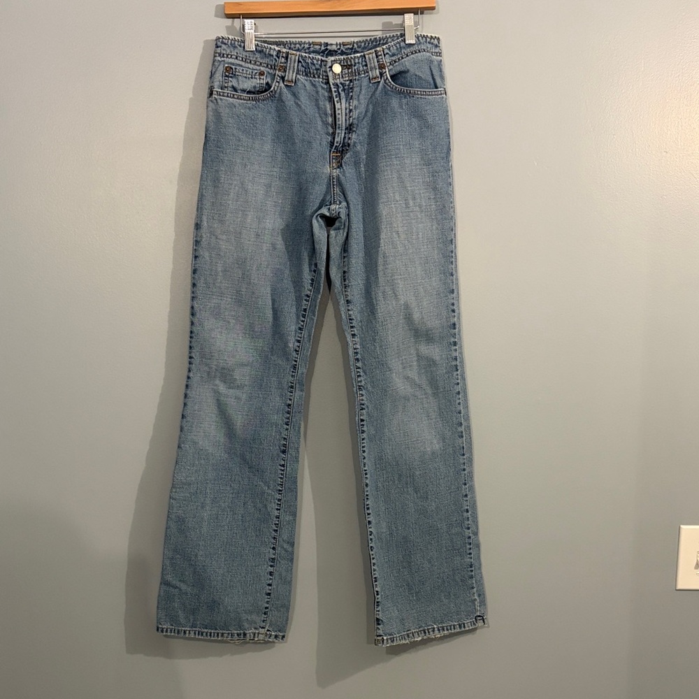 Lucky Brand Light Blue Rancher Flare Long Jeans